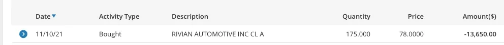 Rivian R1T R1S Official: Rivian IPO priced at $78 per share (@ $77 billion valuation)! Rivian stock purchas