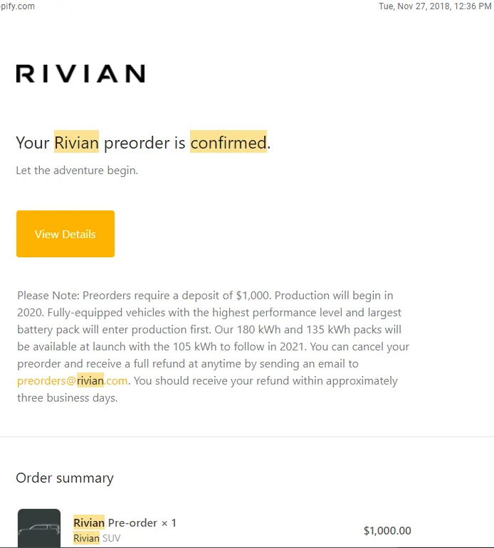 Rivian R1T R1S Looking to purchase your Launch Edition rivianreservation