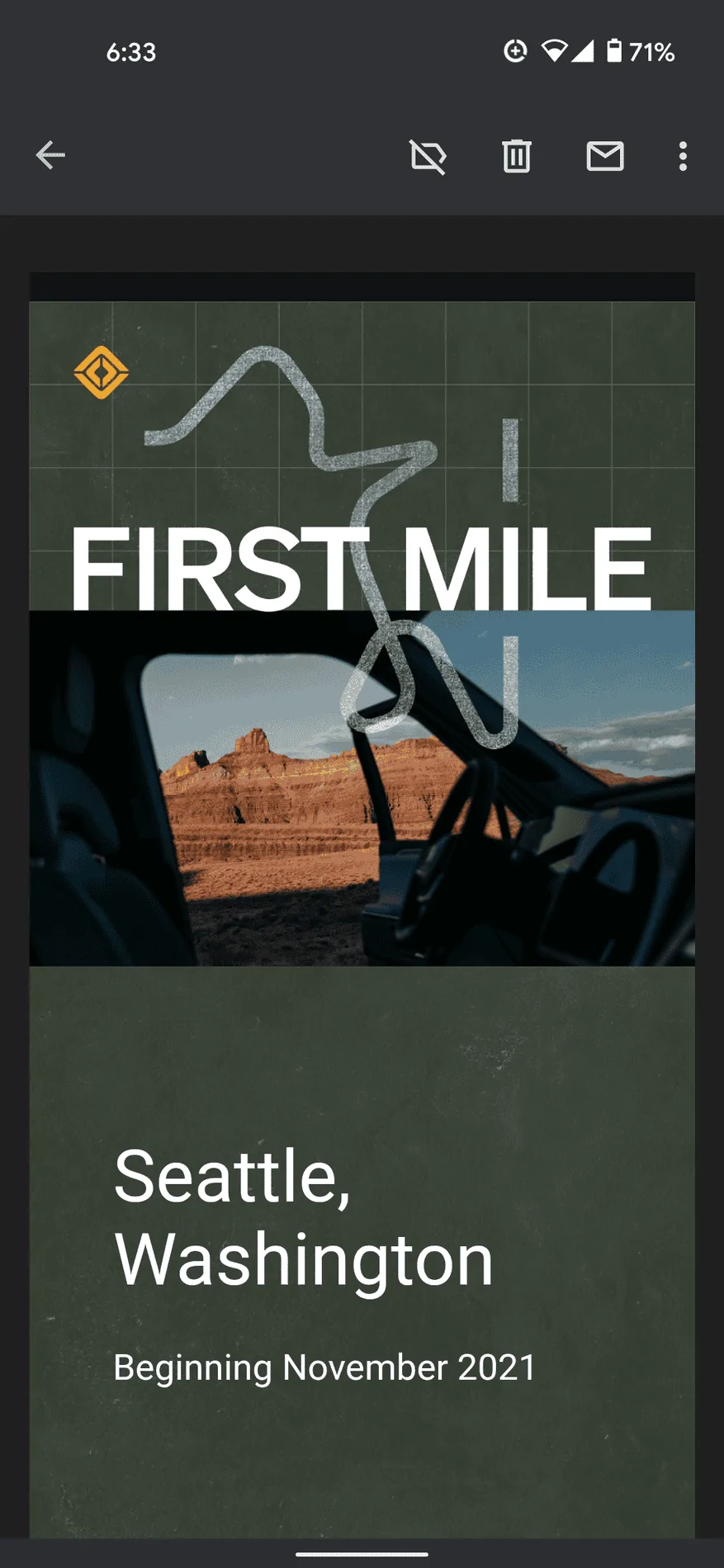 Rivian R1T R1S Seattle First Mile Test Drives Registration! Screenshot_20211111-183322
