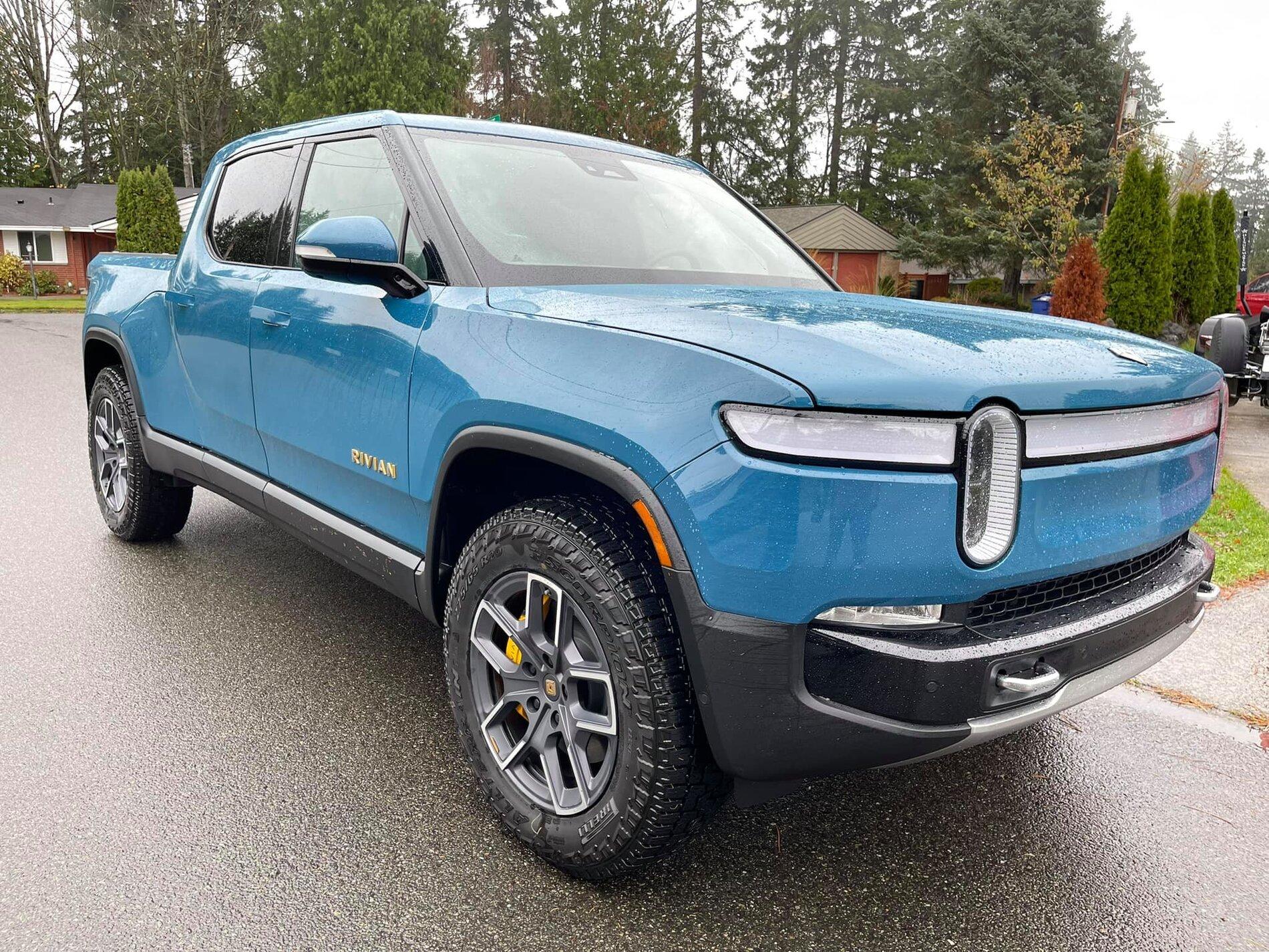 Rivian R1T R1S RIVIAN BLUE Rivian Photos 254795779_10112132026199148_2544268842489212153_n