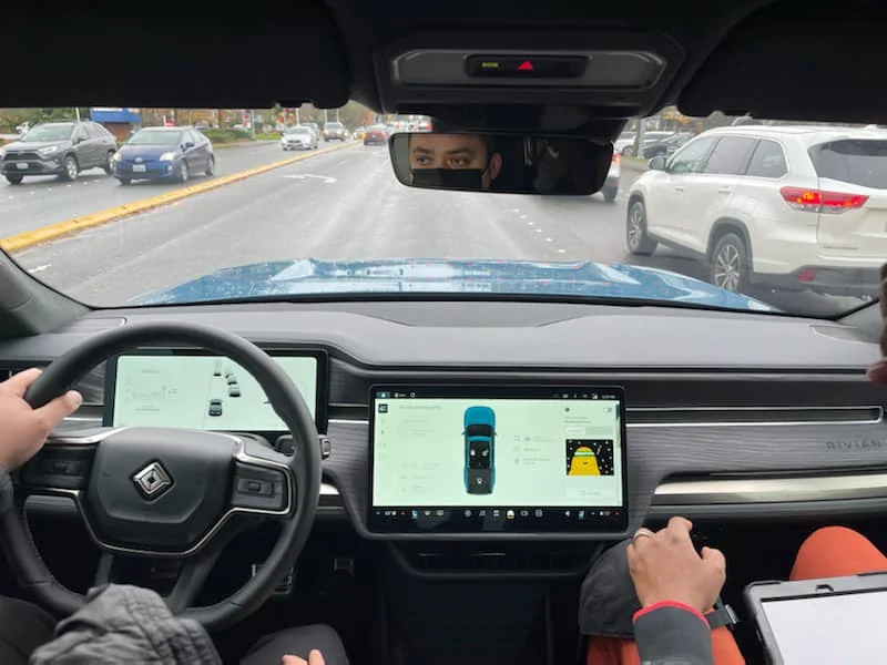 Rivian R1T R1S BLACK MOUNTAIN Rivian Interior Photos 255611228_10112132025779988_8497555666472666951_n