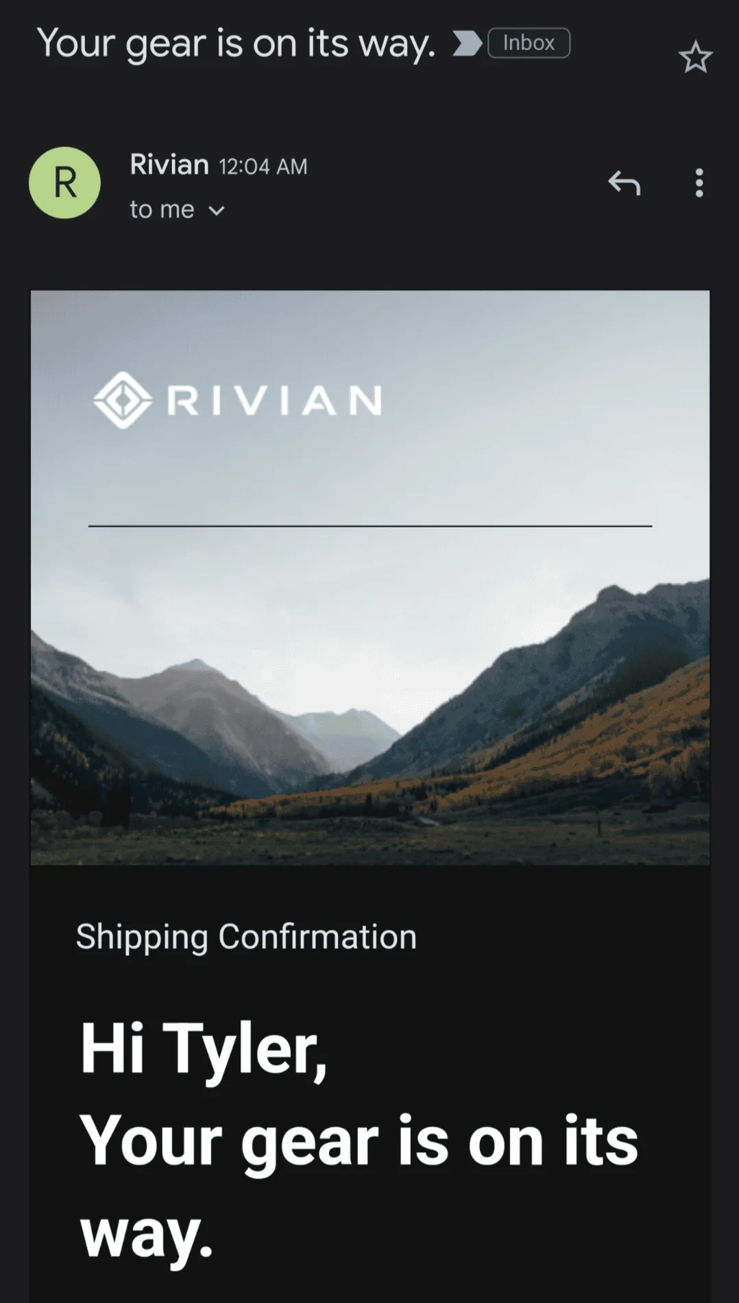 Rivian R1T R1S New Rivian.com Website Launched + Gear Shop! Screenshot_20211116-021928