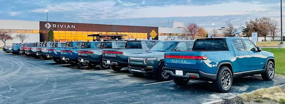 Rivian R1T R1S Real Rivian Photos & Videos EmployeeParkin