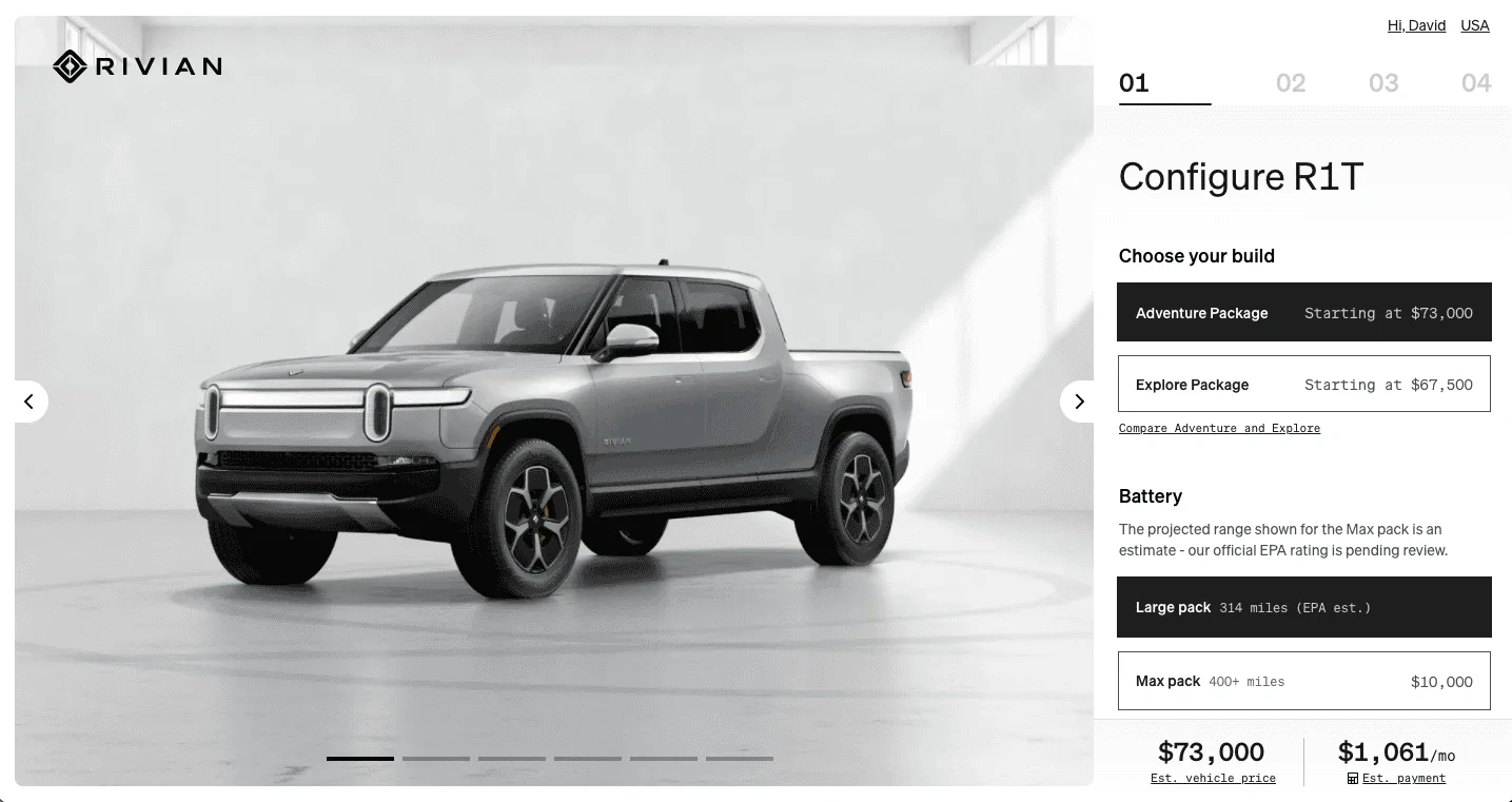 Rivian R1T R1S New Rivian.com Website Launched + Gear Shop! Screen Shot 2021-11-18 at 11.42.08 AM