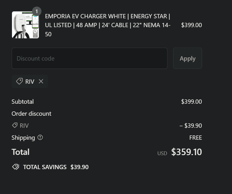 Rivian R1T R1S Wall charger vs. 14-50 plug in. IMG_8913