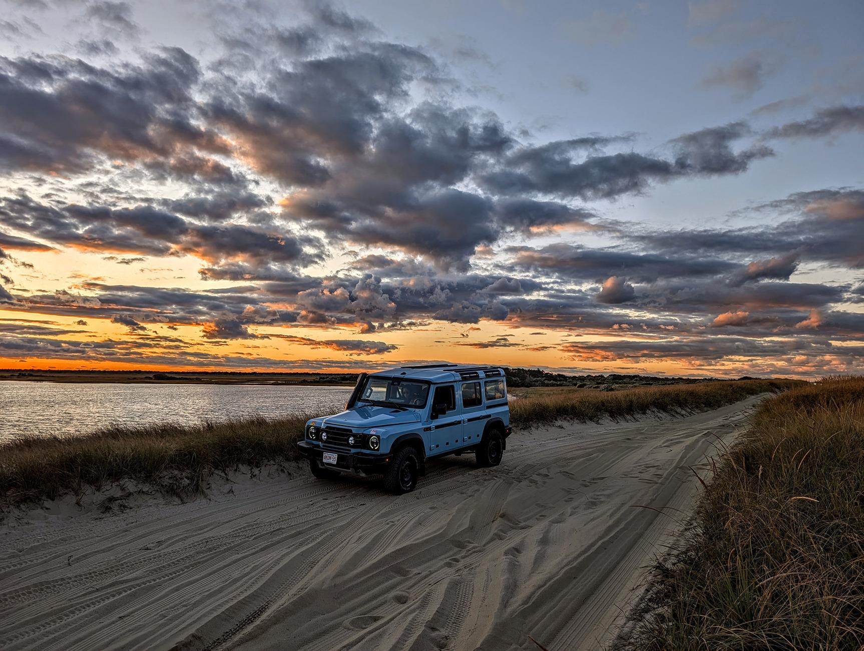 Rivian R1T R1S Ineos Grenadier drive event PXL_20241010_215758171.NIGHT~2