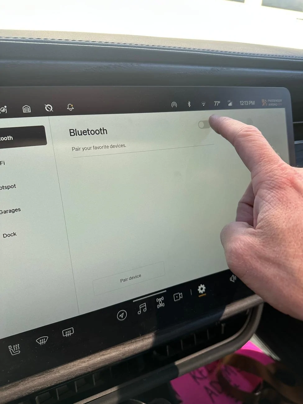 Rivian R1T R1S Bluetooth no longer working, greyed out. Hotspot won't connect either. IMG_3300