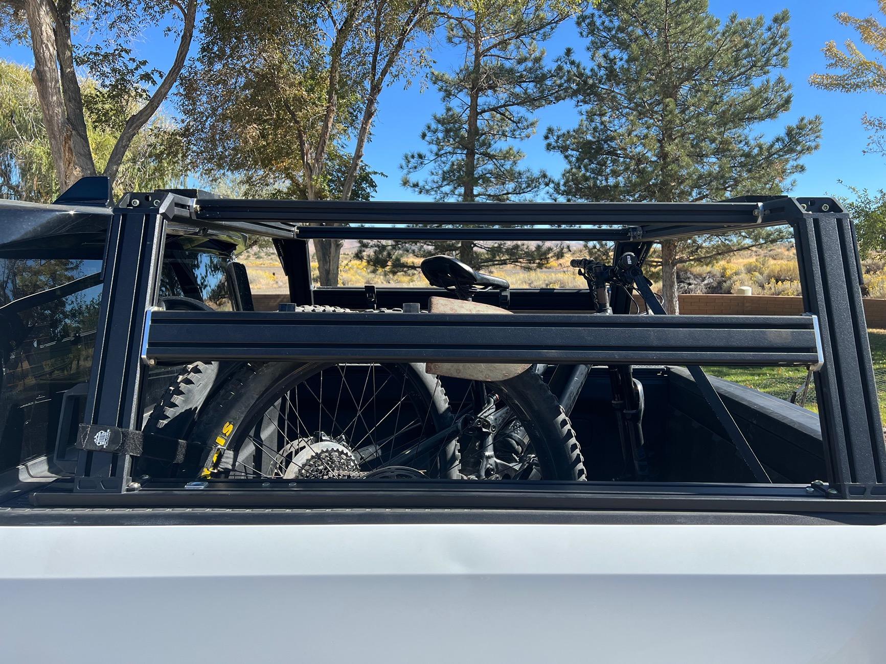 Rivian R1T R1S Bed mounted vs hitch mounted bike rack? IMG_0448