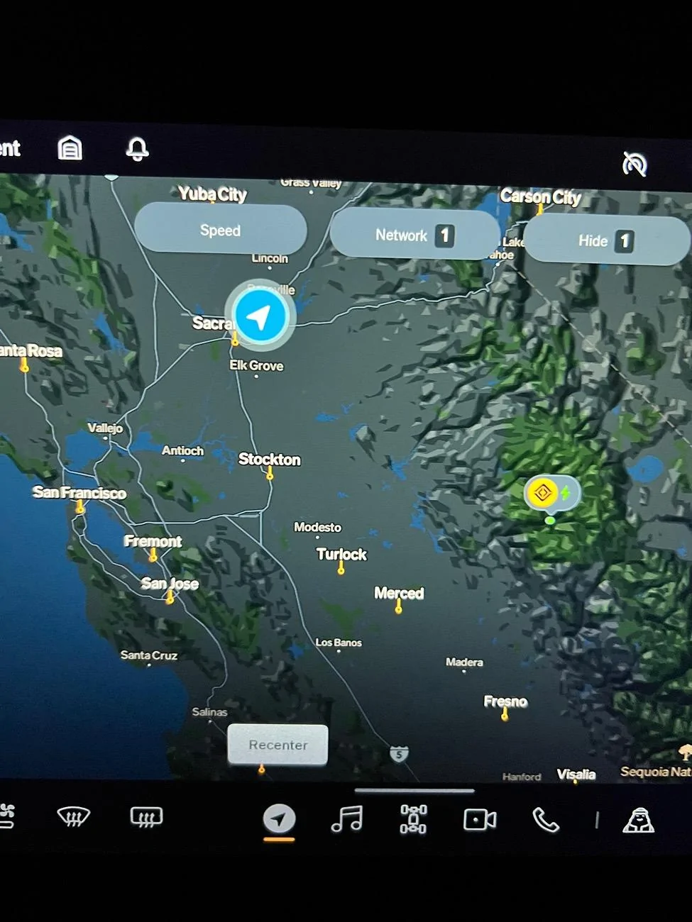 Rivian R1T R1S Missing Charger Icons on Vehicle Nav IMG_0004