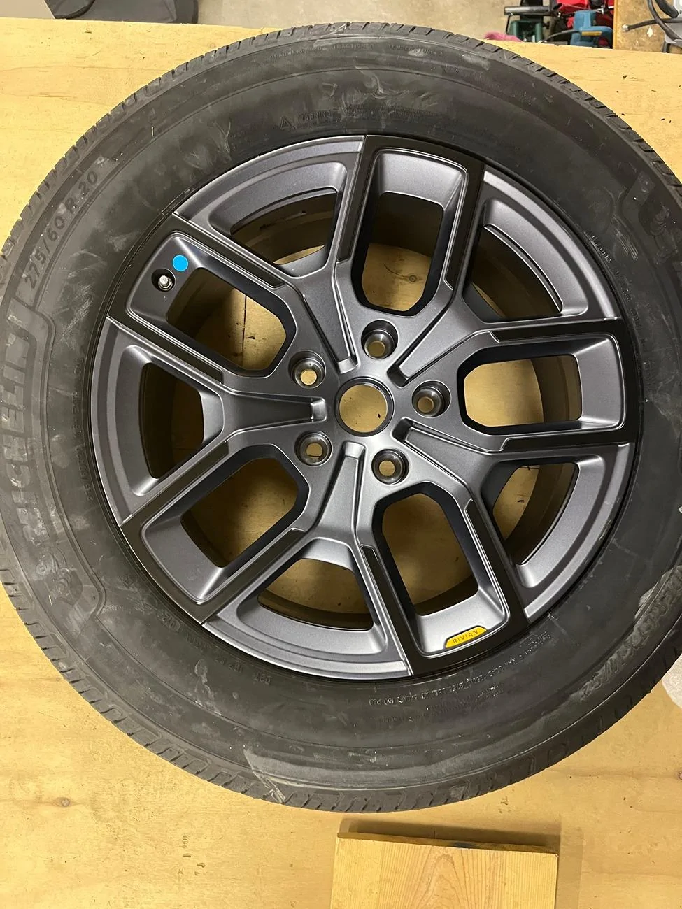 Rivian R1T R1S OEM Spare Tire Kit 20" - 2 Tire Sizes IMG_2107