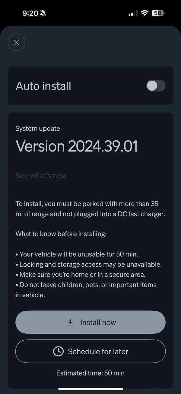 Rivian R1T R1S 2024.39 Update Rolling Out IMG_0097
