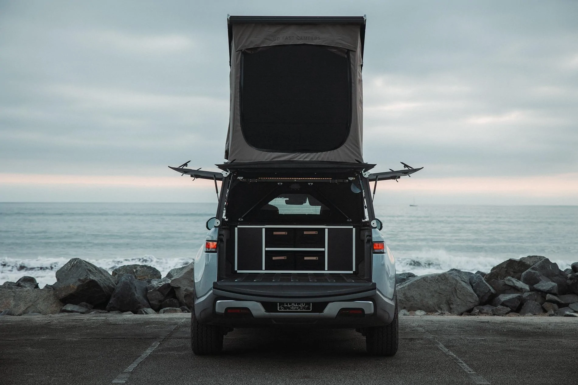 Rivian R1T R1S Go Fast Camper for R1T Announced R6_G6933