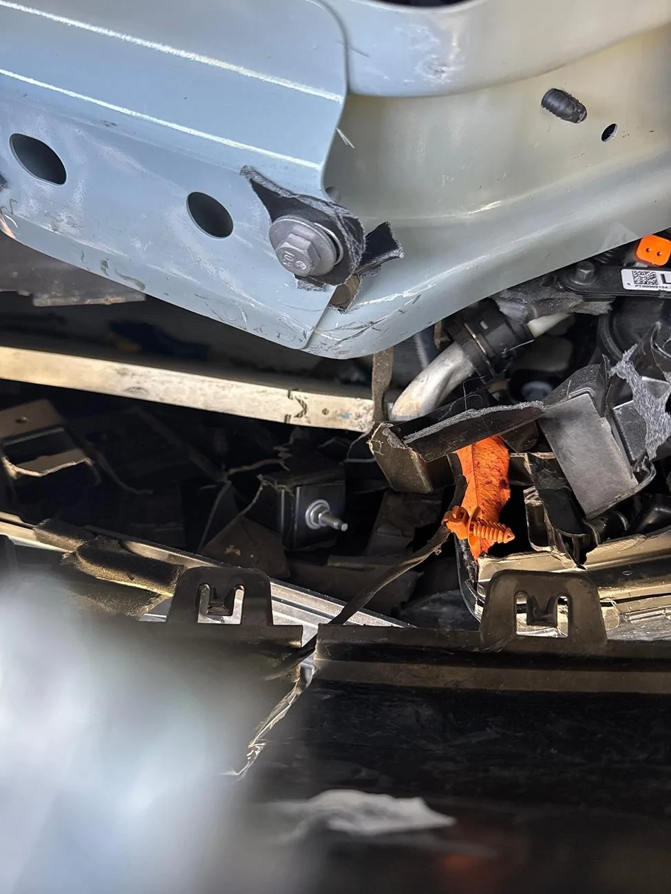 Rivian R1T R1S Deer strike IMG_0560