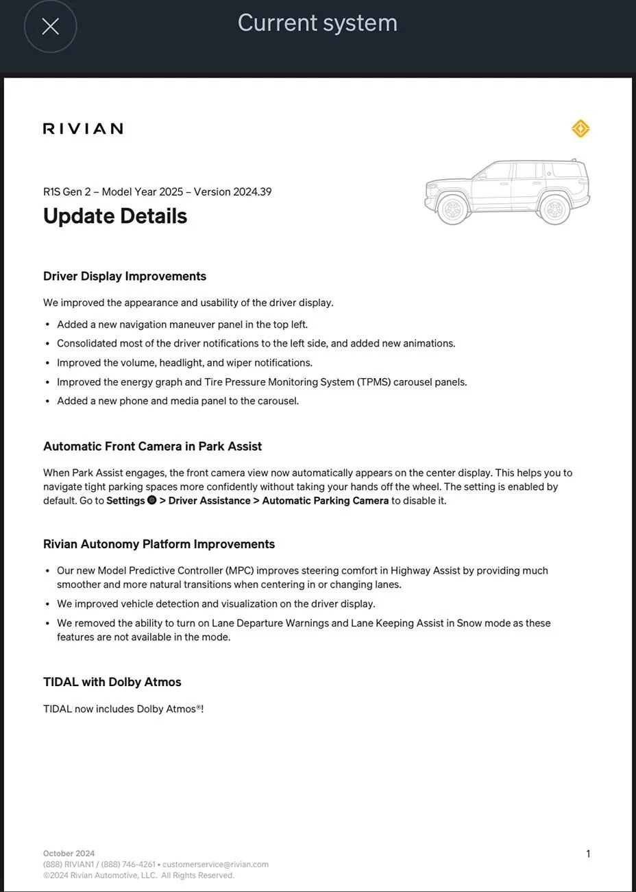 Rivian R1T R1S 2024.39.31 Update Now Installing (Halloween Theme Costumes Return!) IMG_4049