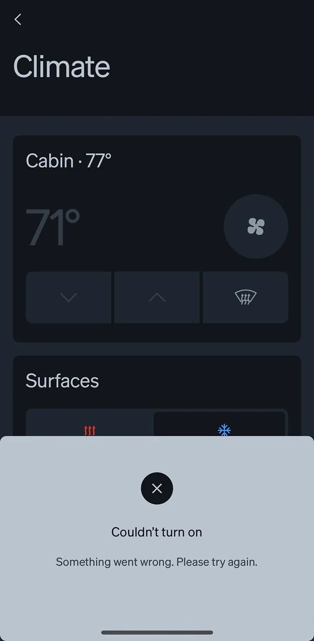 Rivian R1T R1S Rivian App cannot wake up Gen 2 R1S after 2024.39 update IMG_6896