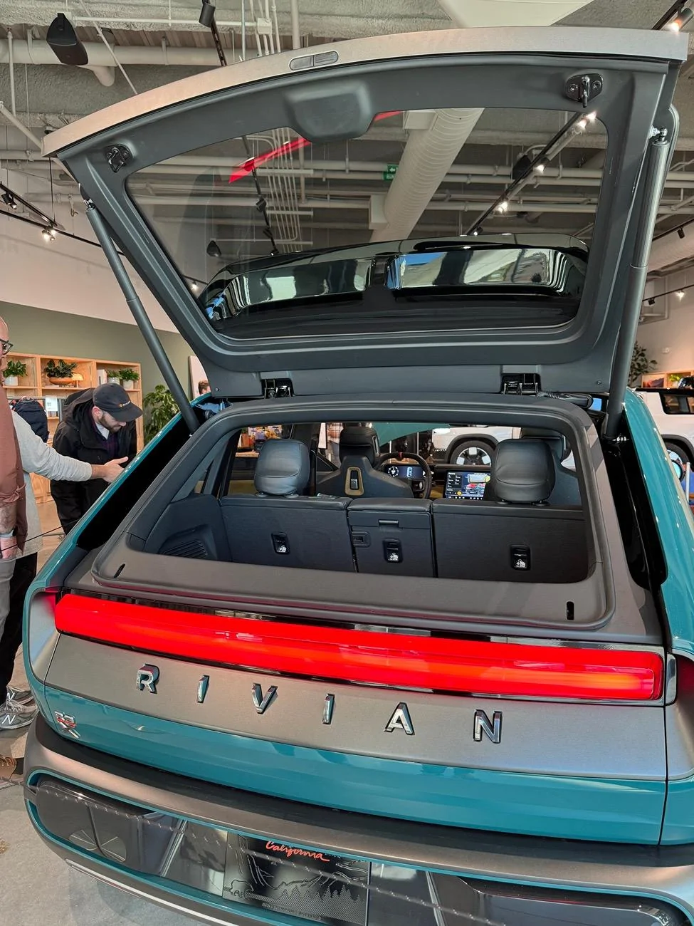 Rivian R1T R1S R2 and R3X are at new Boston Rivian Space IMG_4226