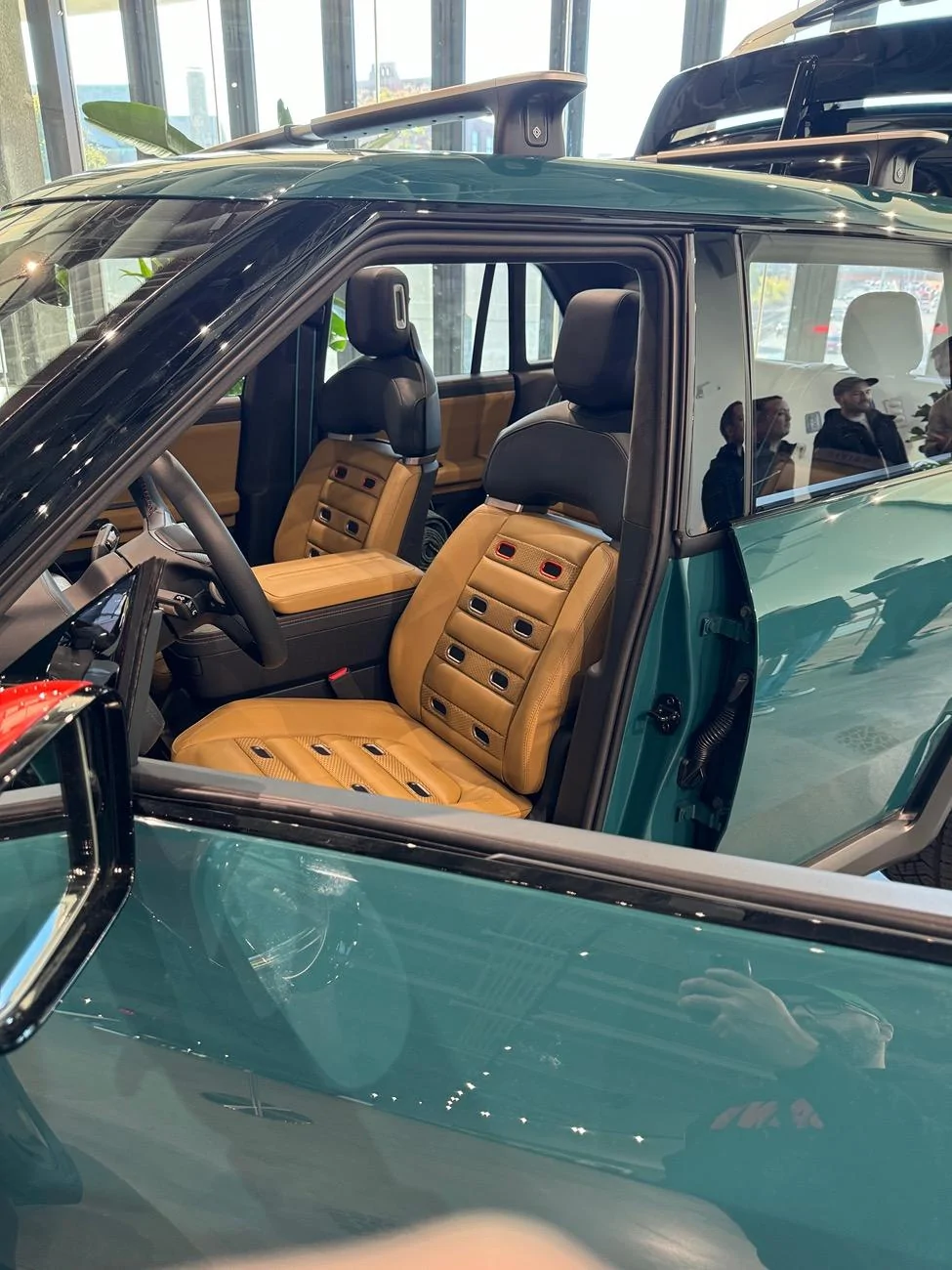 Rivian R1T R1S R2 and R3X are at new Boston Rivian Space IMG_4224