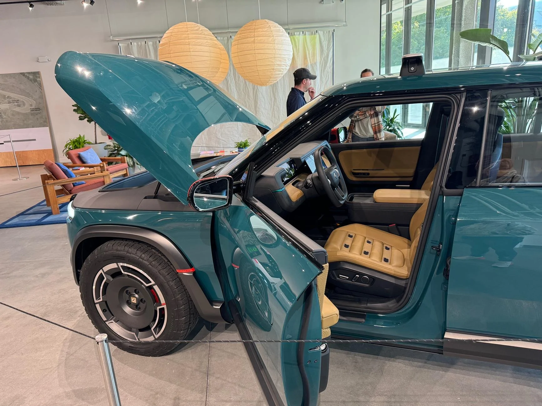 Rivian R1T R1S R2 and R3X are at new Boston Rivian Space IMG_4223