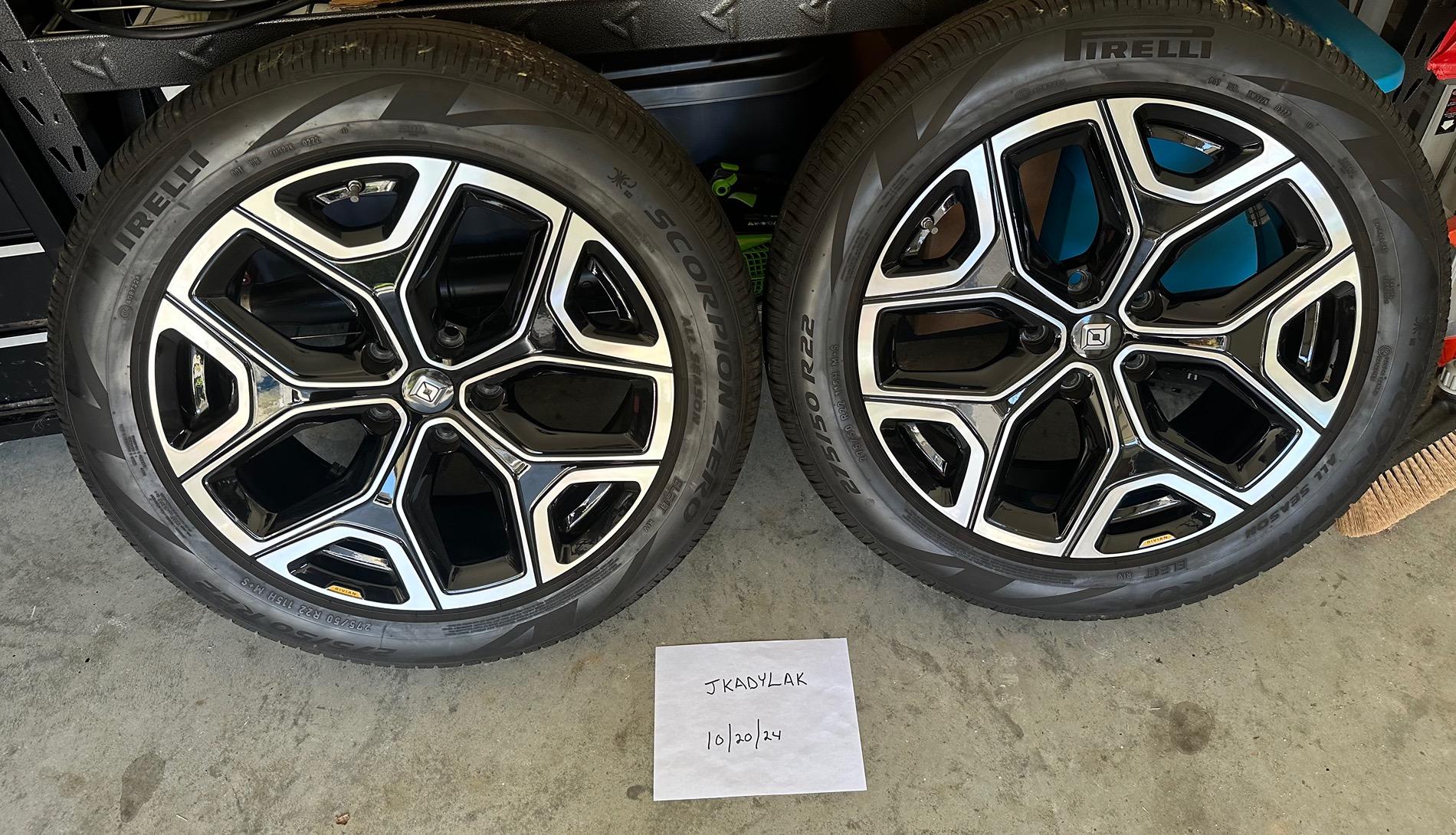Rivian R1T R1S For sale: 22” sport bright wheel and tire - $500 each - 2 available IMG_1581