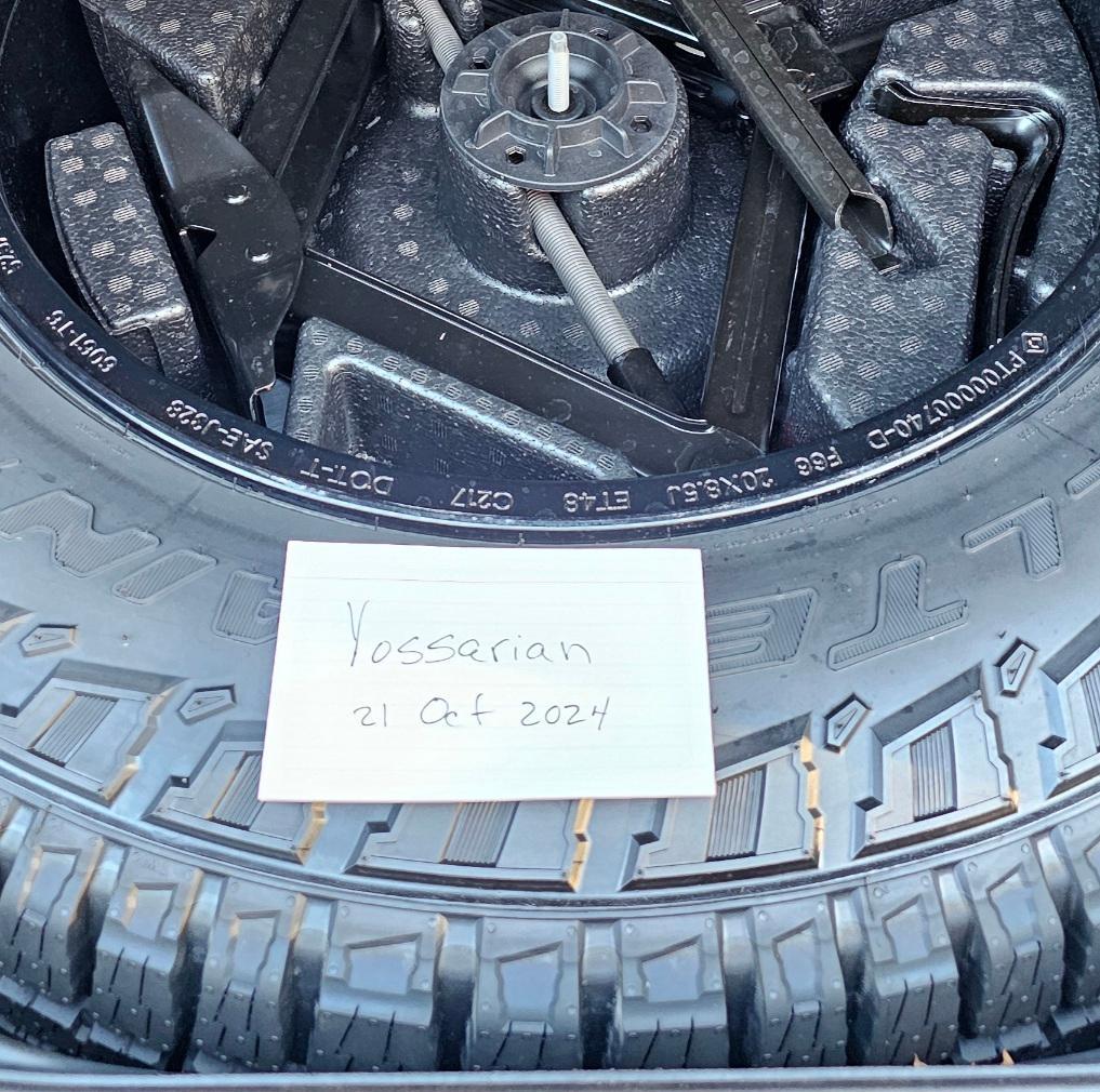 Rivian R1T R1S New Pirelli Scorpion AT Plus tire Note