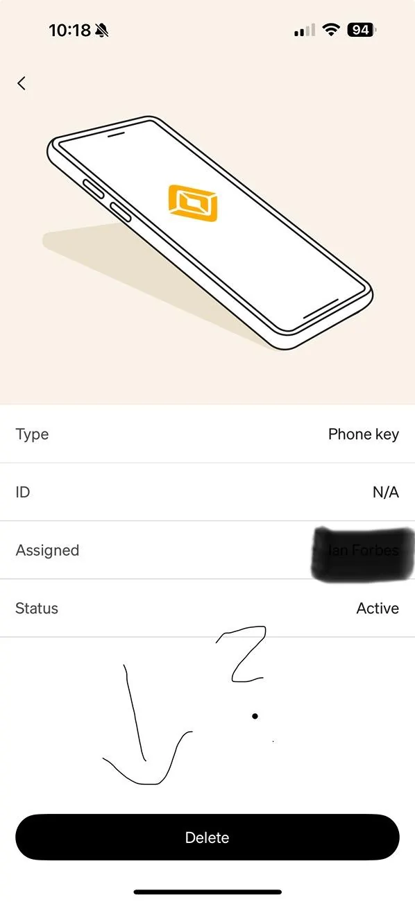 Rivian R1T R1S Can’t delete phone as a key! IMG_4798
