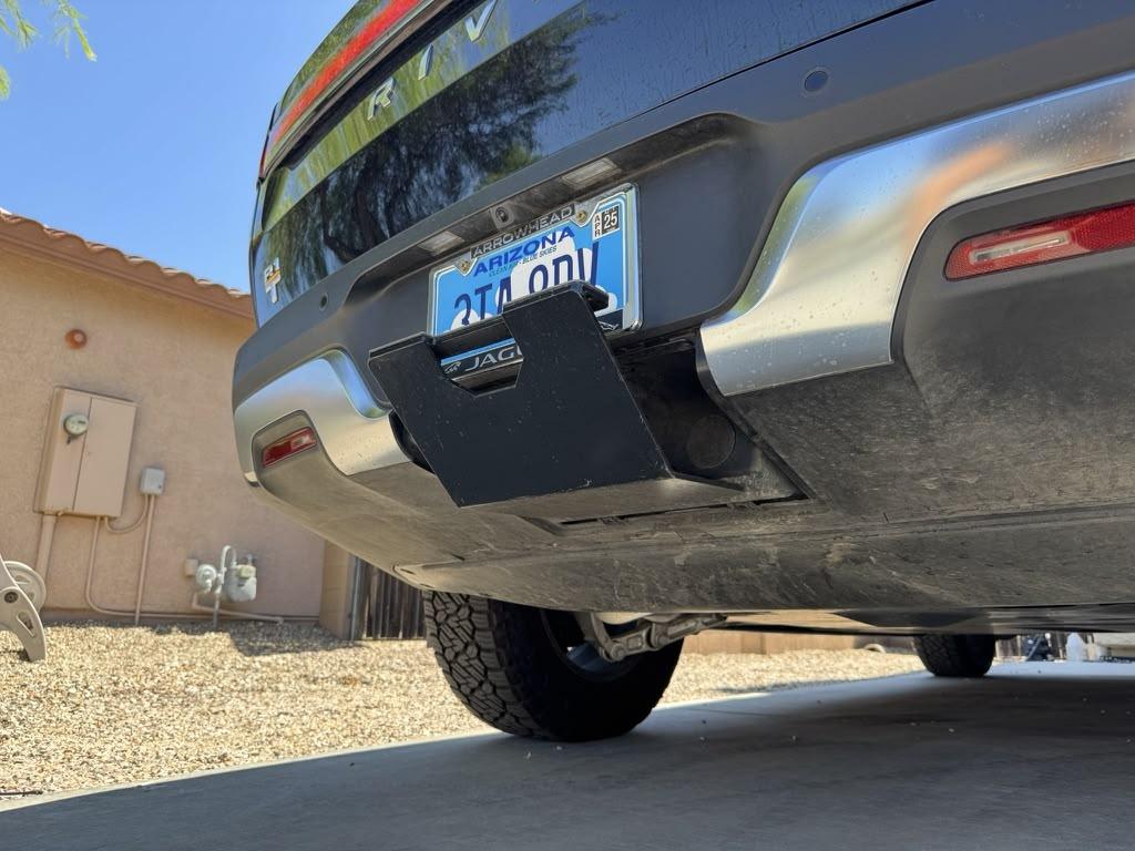 Rivian R1T R1S Any tricks on reinstalling the trailer hitch cover? 1729611814143-o0