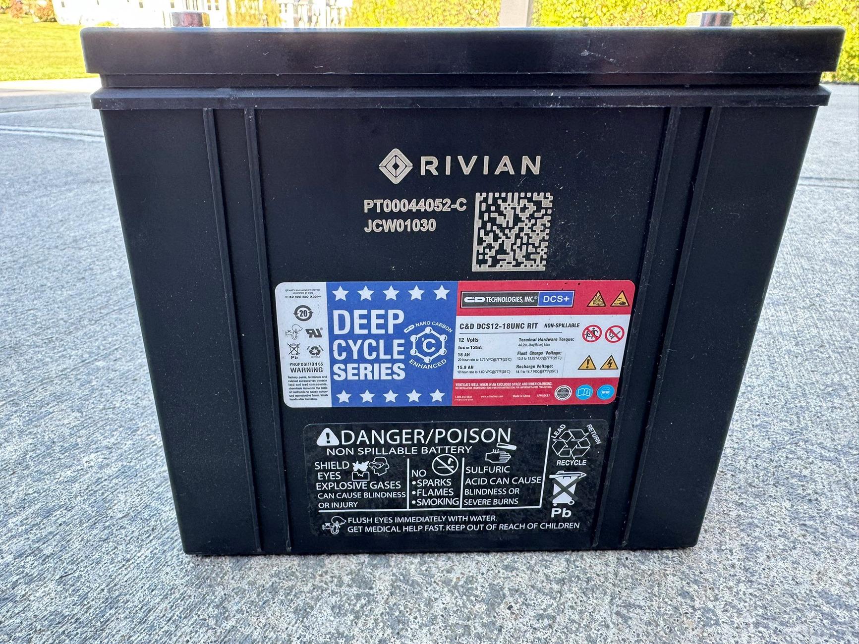 Rivian R1T R1S What % of owners have experienced 12v battery failure? GaMIXYDXAAELumq
