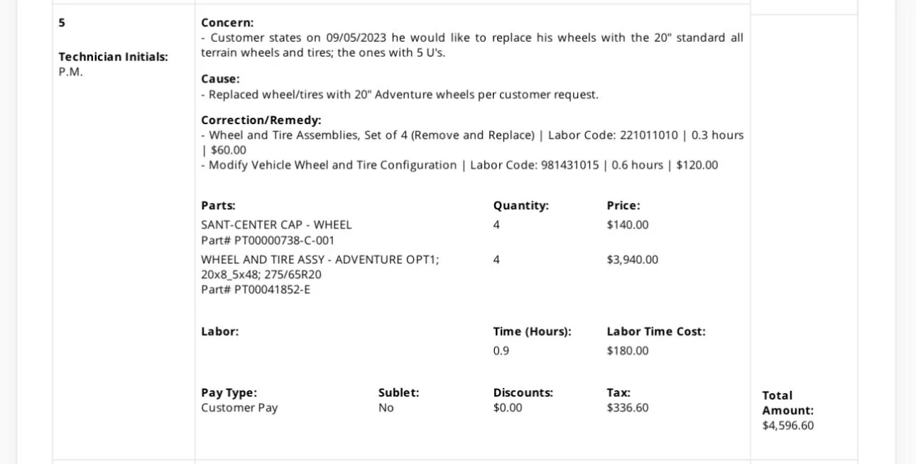 Rivian R1T R1S Ordering tires + wheels from Gear Shop? IMG_1433