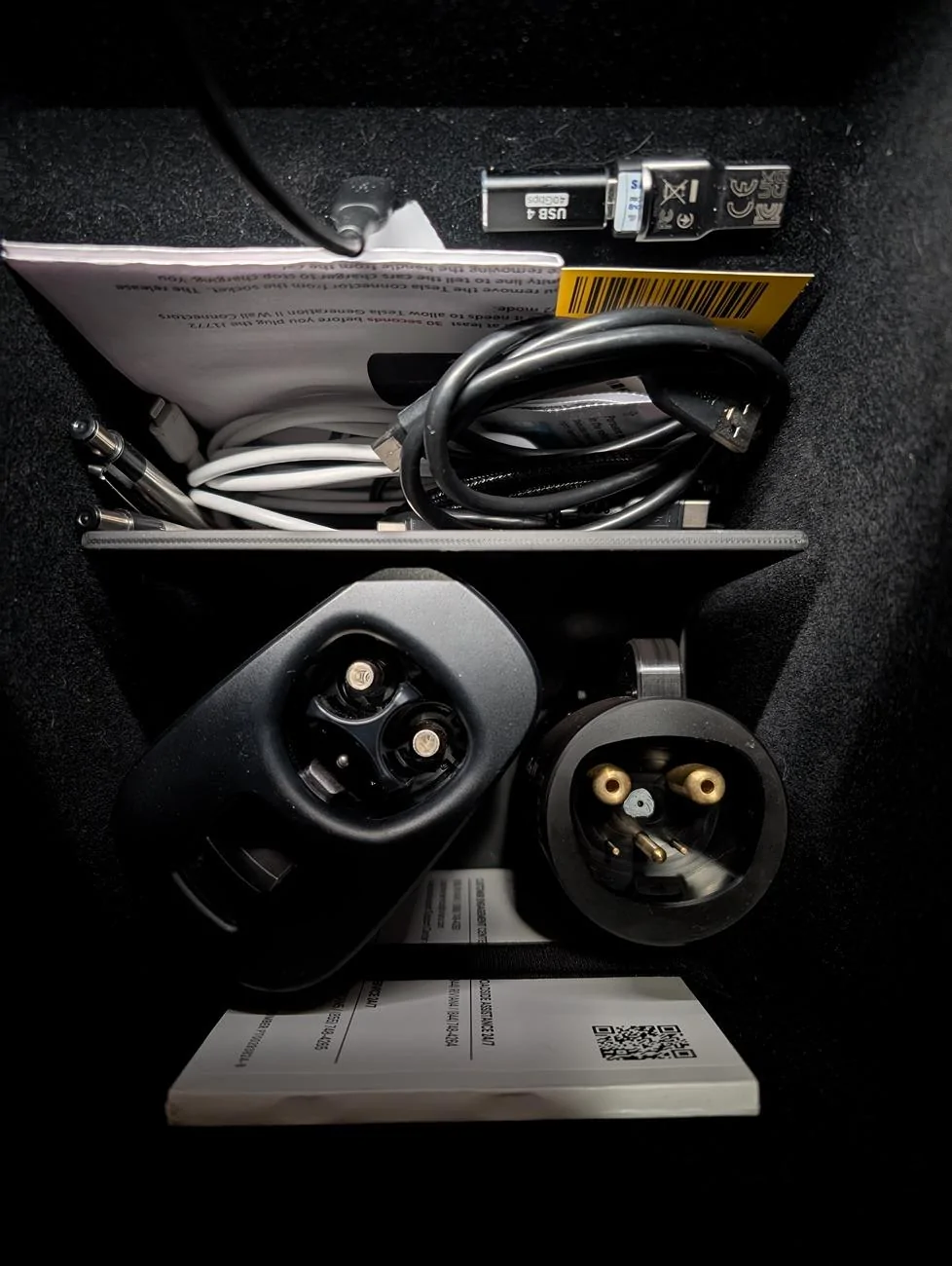 Rivian R1T R1S Tesla Charging Adapter Dock for Center Console PXL_20241027_032259425.NIGHT