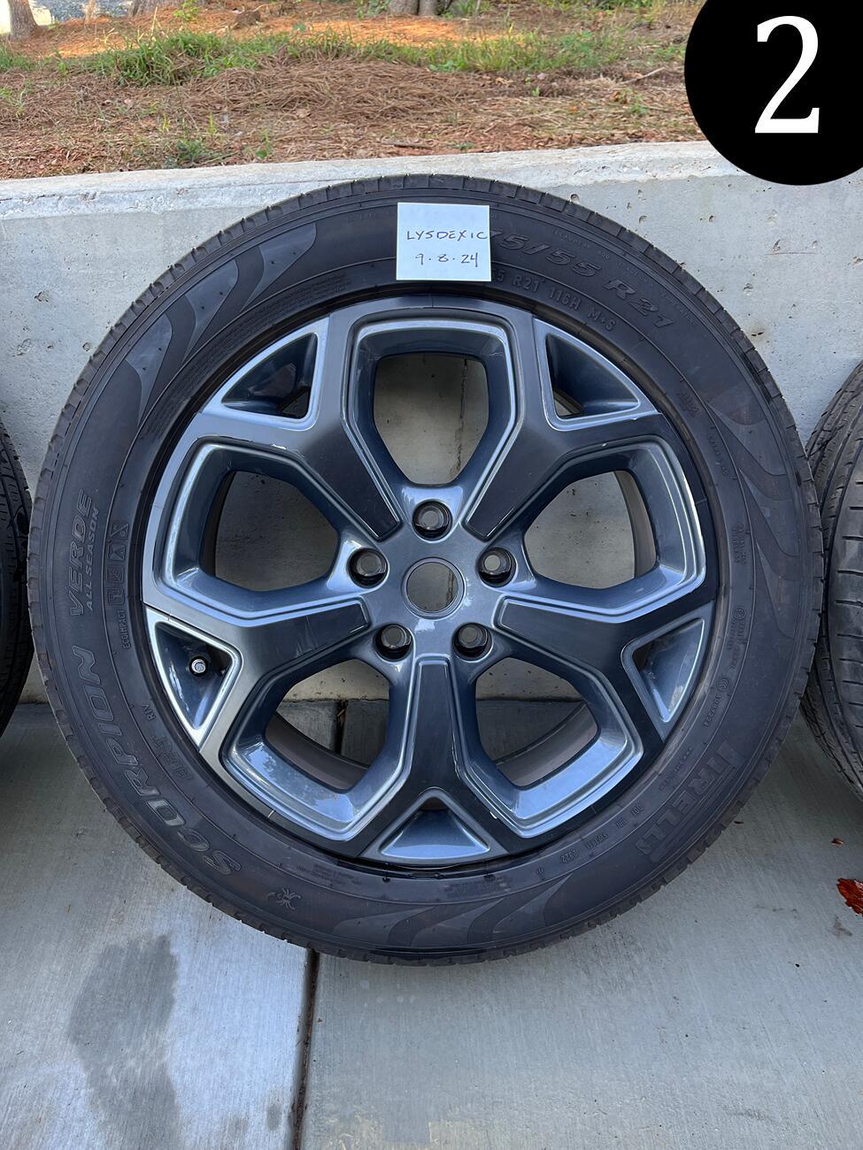 Rivian R1T R1S 21" Road Wheels & Tires - 2 Available - $350/each 11
