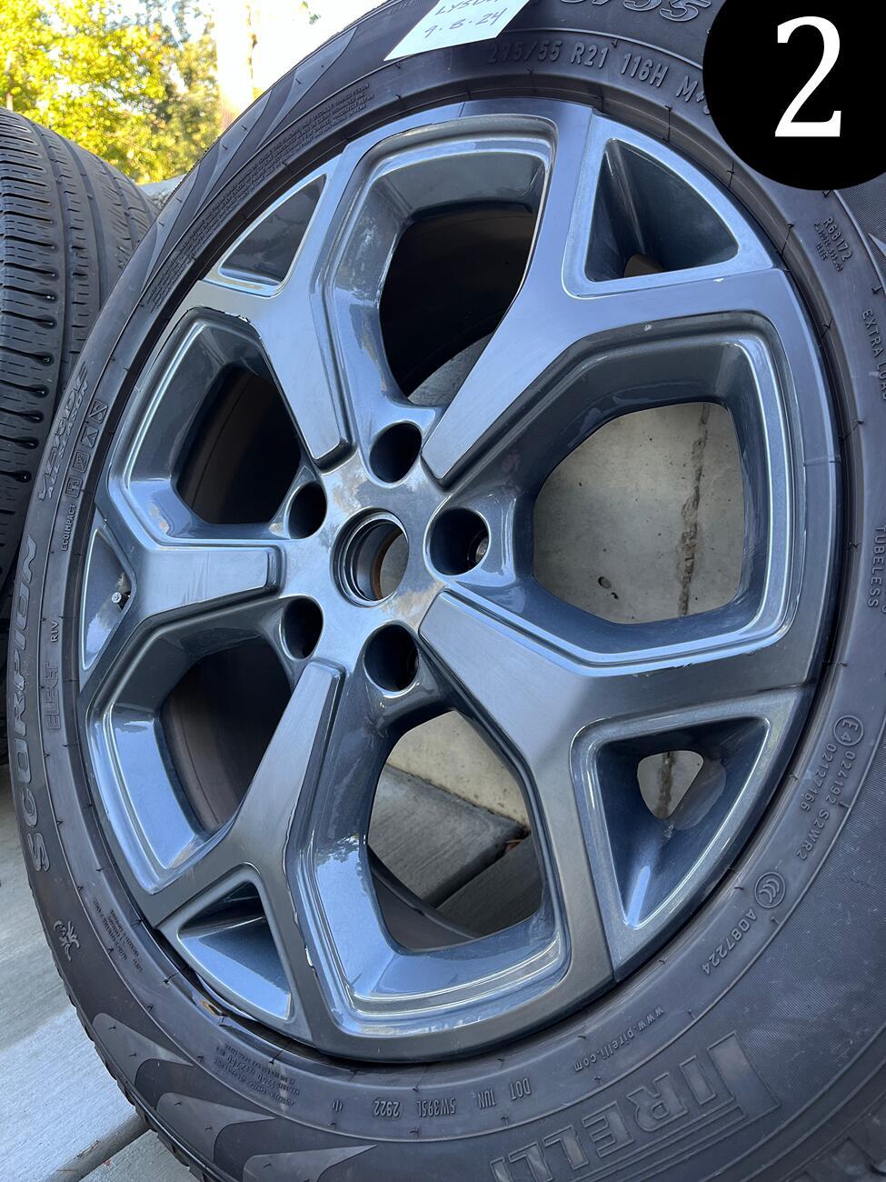Rivian R1T R1S 21" Road Wheels & Tires - 2 Available - $350/each 33
