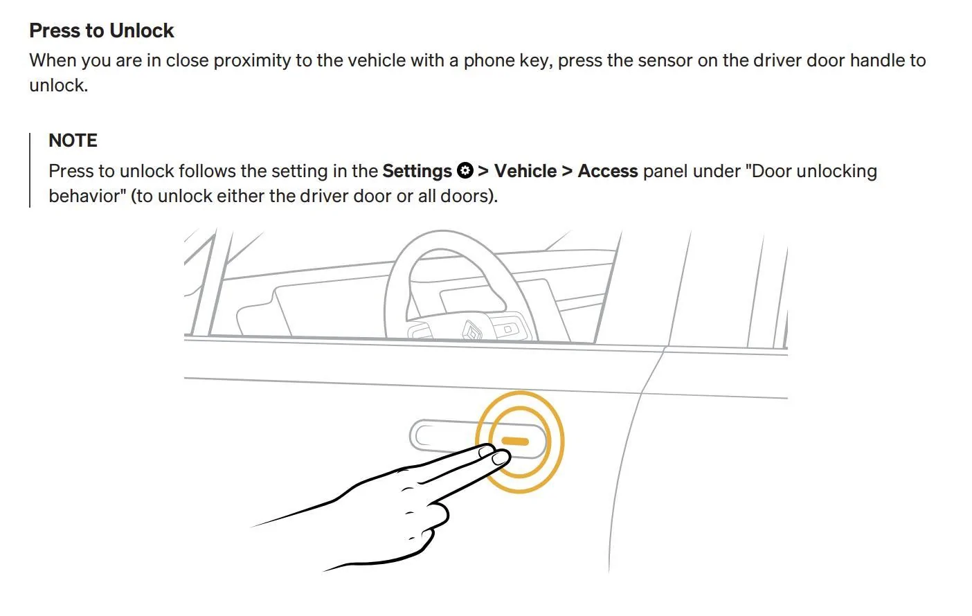 Rivian R1T R1S Gen 2 Press to Unlock, general unlocking behavior question 1730074189577-cr