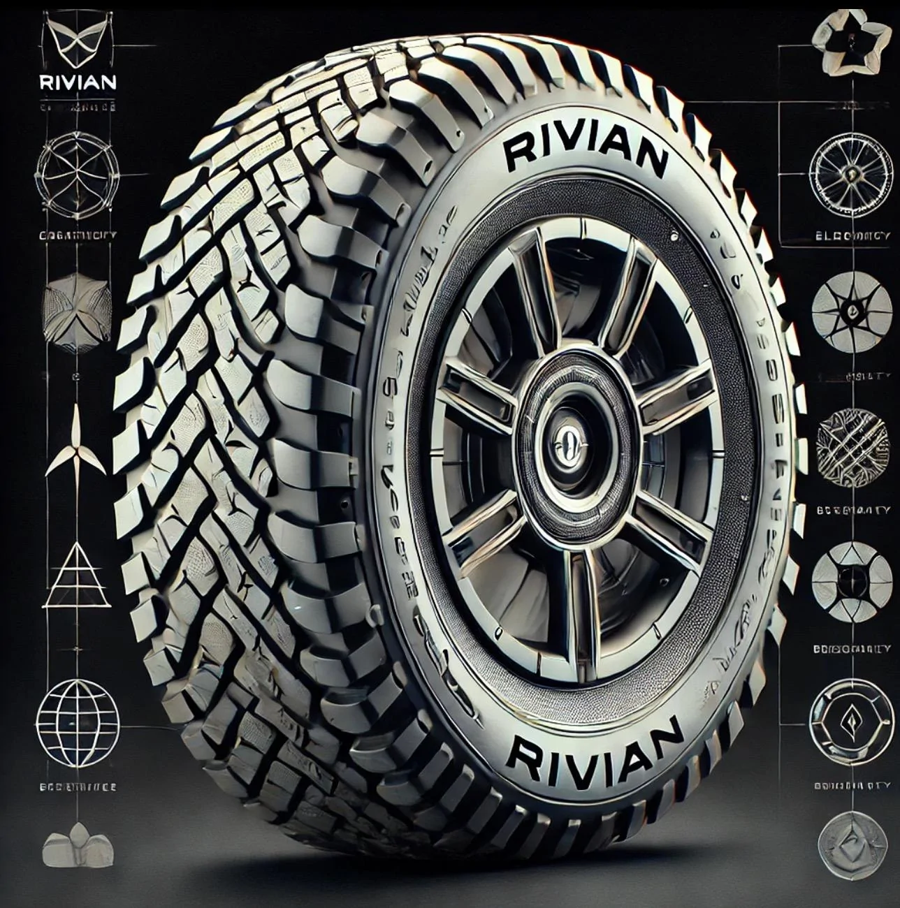 Rivian R1T R1S Tires completely worn out at 10,000 km IMG_0688