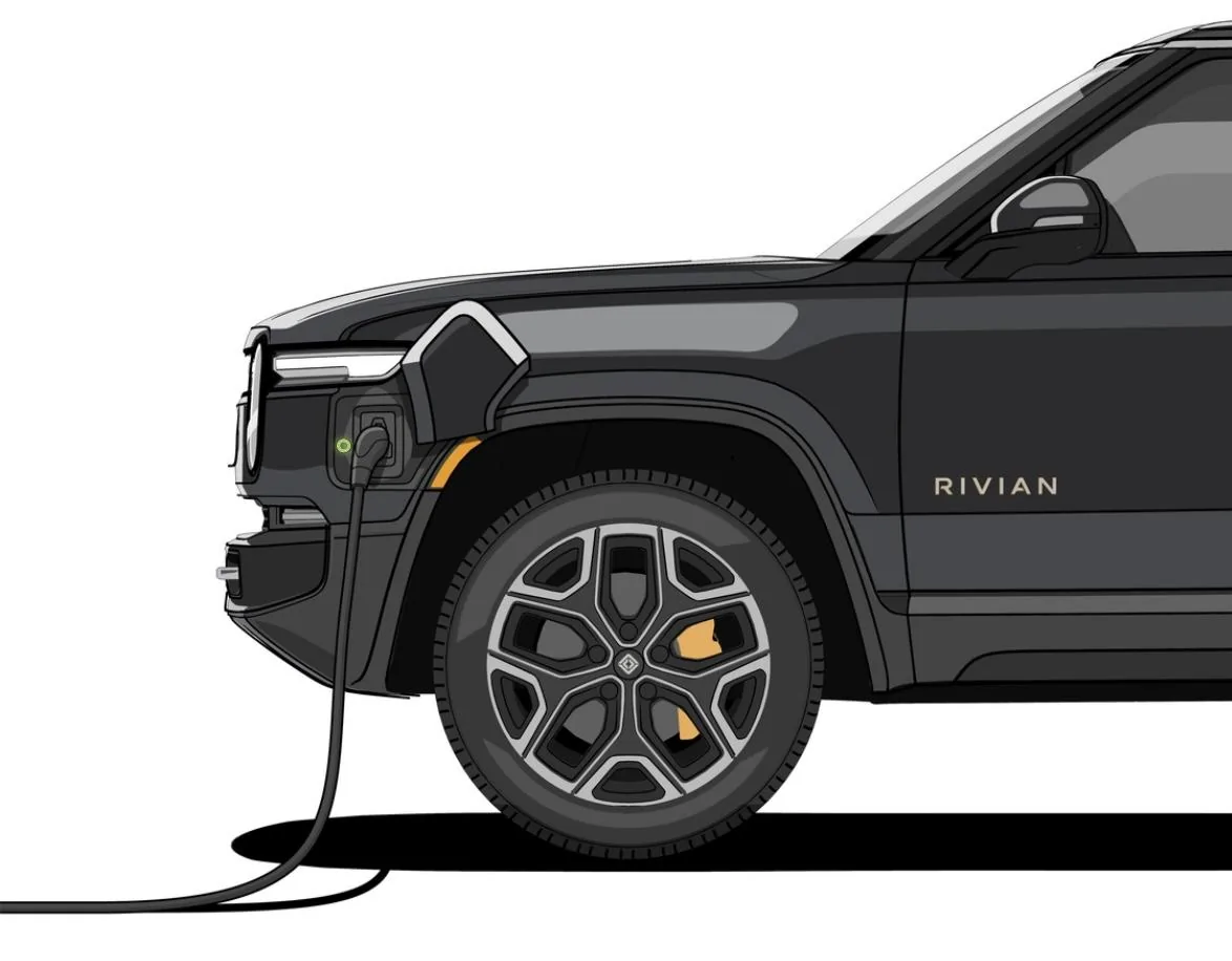 Rivian R1T R1S Blinded by lights when plugging in IMG_1776