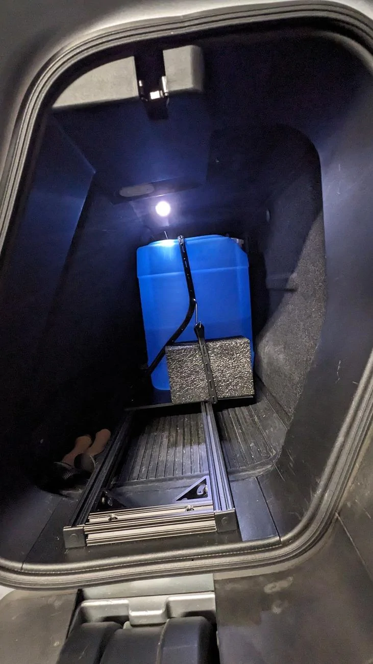 Rivian R1T R1S Fresh water system installed in my gear tunnel 1000031425