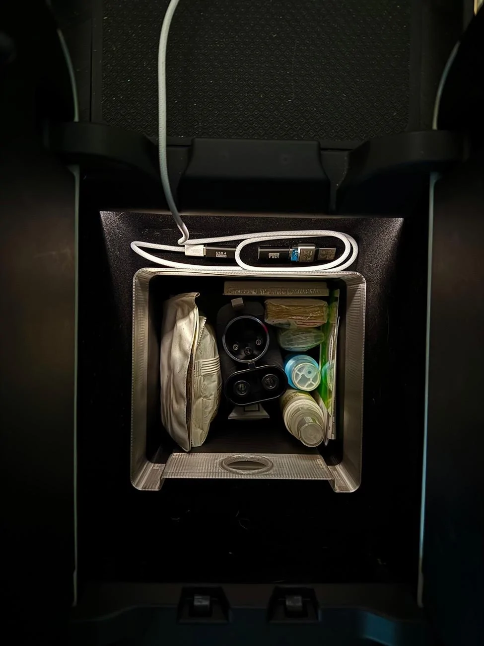 Rivian R1T R1S OEM Rivian Center Console Organizer is best option IMG_6175