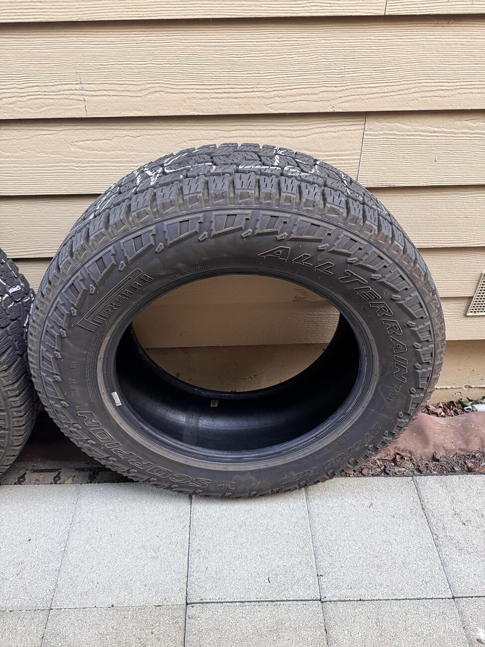 Rivian R1T R1S 3 Pirelli AT takeoffs - good condition - good spares tempImagehKeHbd