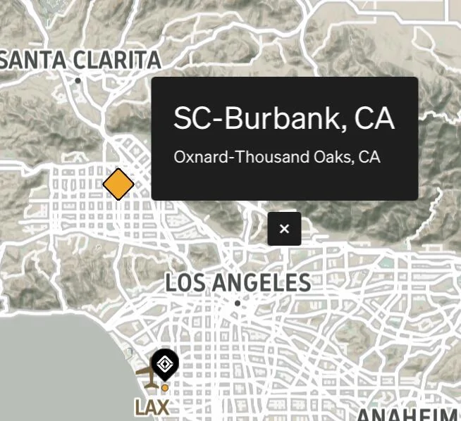 Rivian R1T R1S New Service Center in Burbank, CA opening December Screenshot 2024-11-06 at 11.29.36 AM