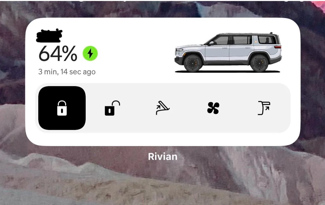 Rivian R1T R1S New iOS and Android app versions available IMG_2334