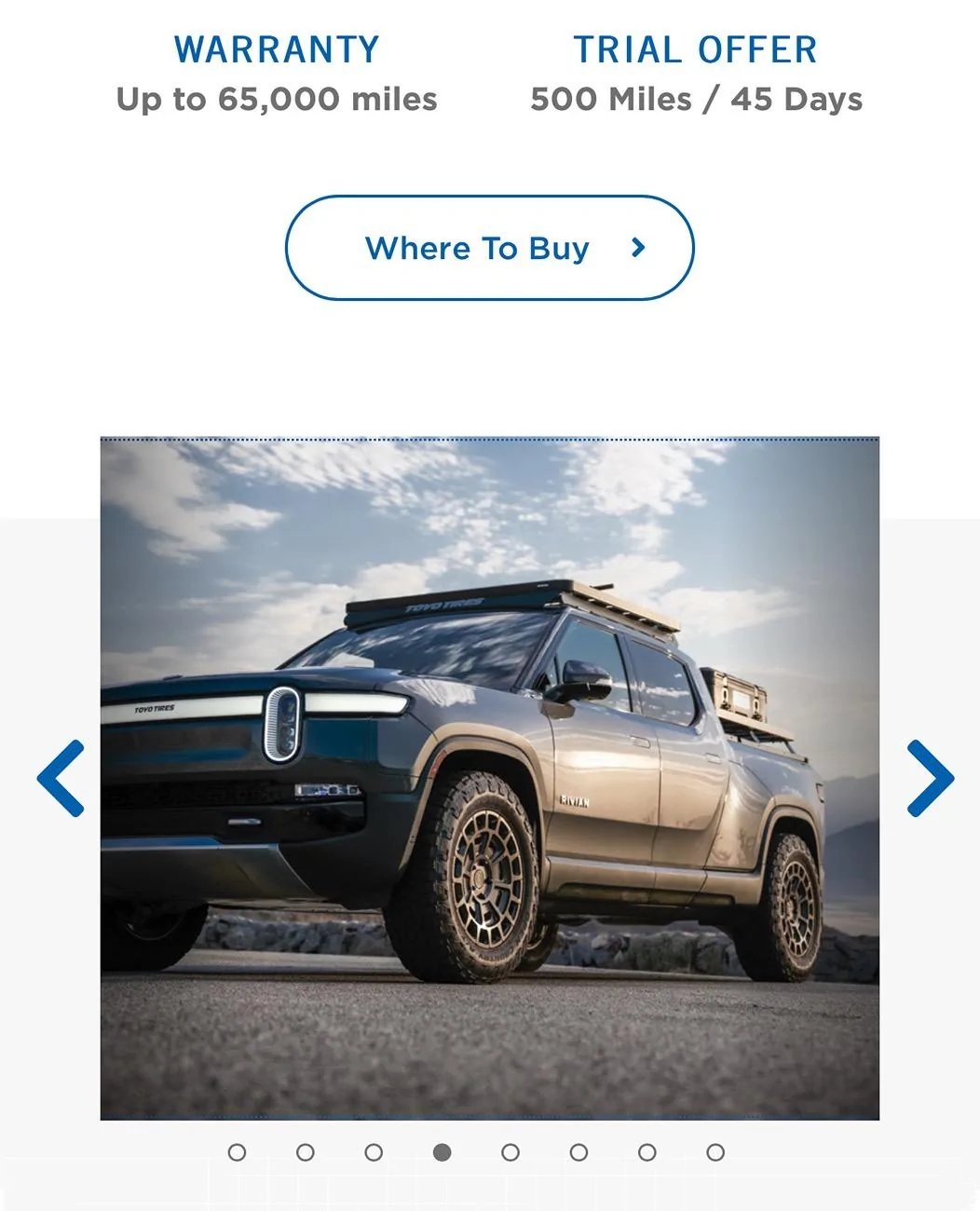 Rivian R1T R1S $370 - Open Country A/T III EV | 275/65R20 116H tires now available 1731103015169-vd