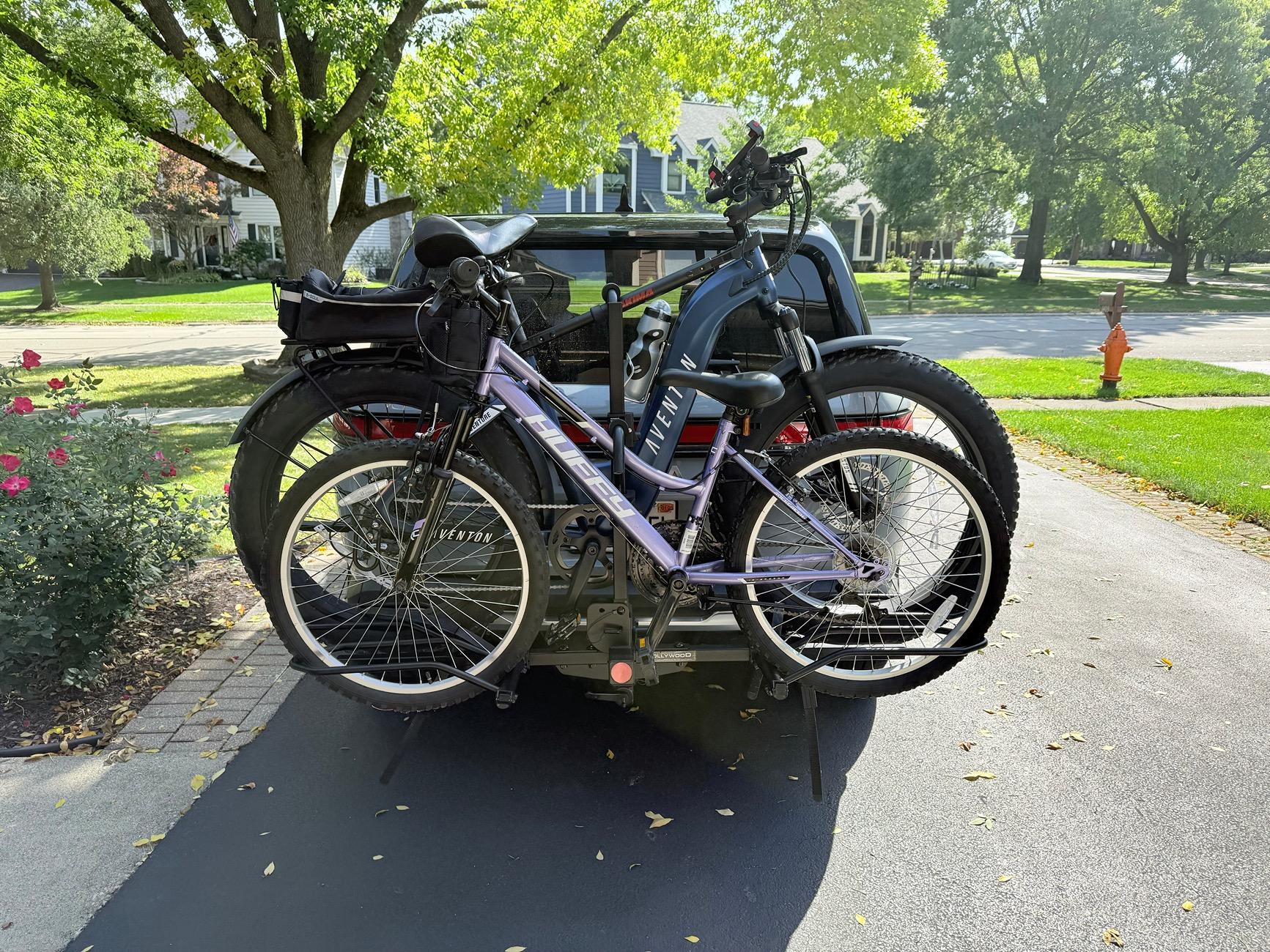 Rivian R1T R1S Anyone racking Fat Tire E-bikes with their Rivian? IMG_0071
