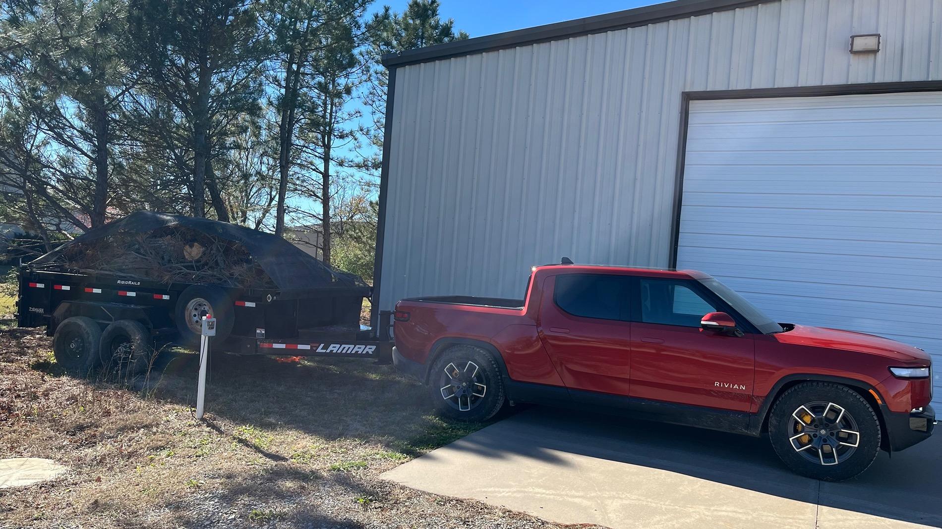 Rivian R1T R1S Towing + Efficiency: Please post your experience! IMG_3502