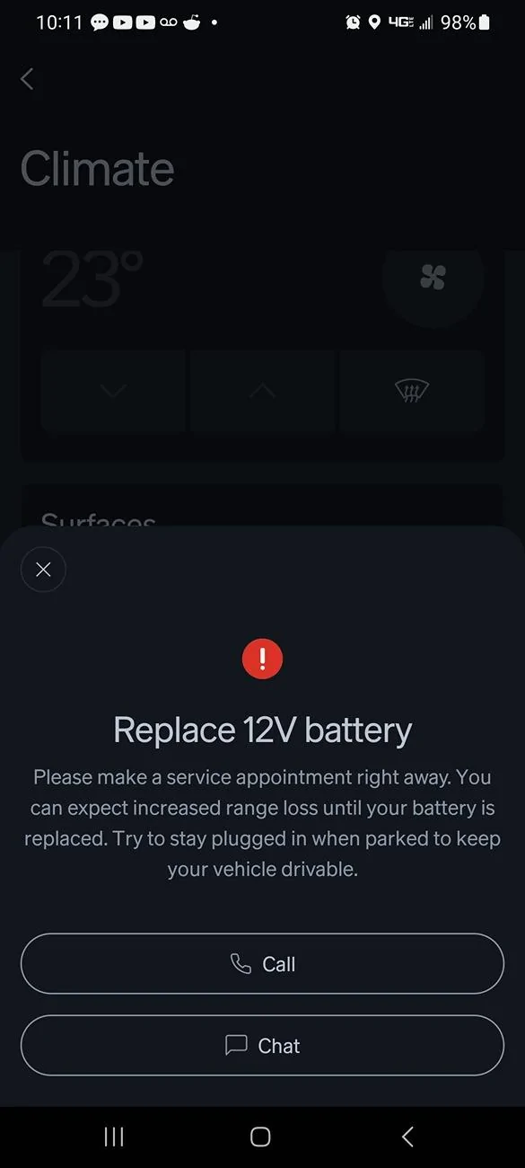 Rivian R1T R1S Guess it was my time - 12v is dead Screenshot_20241114_101138_Rivian