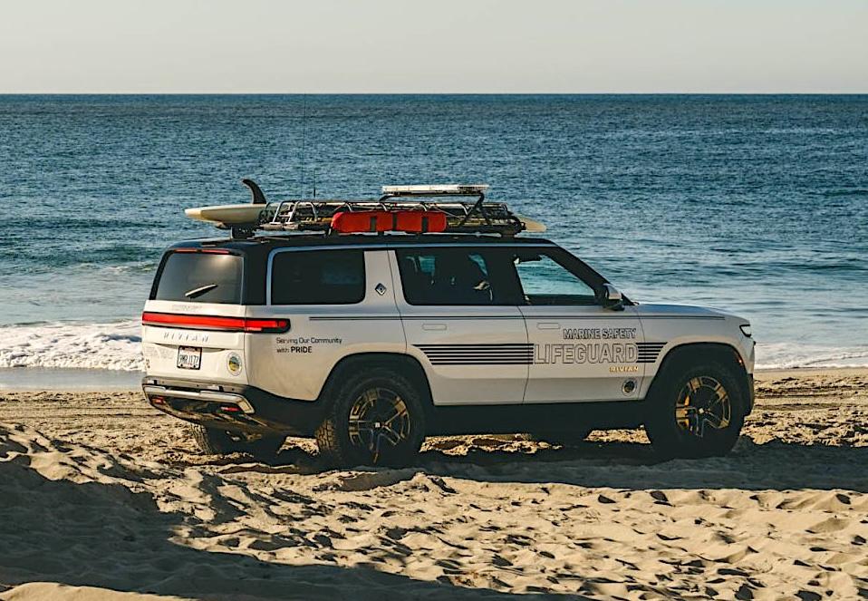 Rivian R1T R1S Rivian donates two R1S to Laguna Beach Marine Safety Fleet GccxoeDaMAAoR26 copy