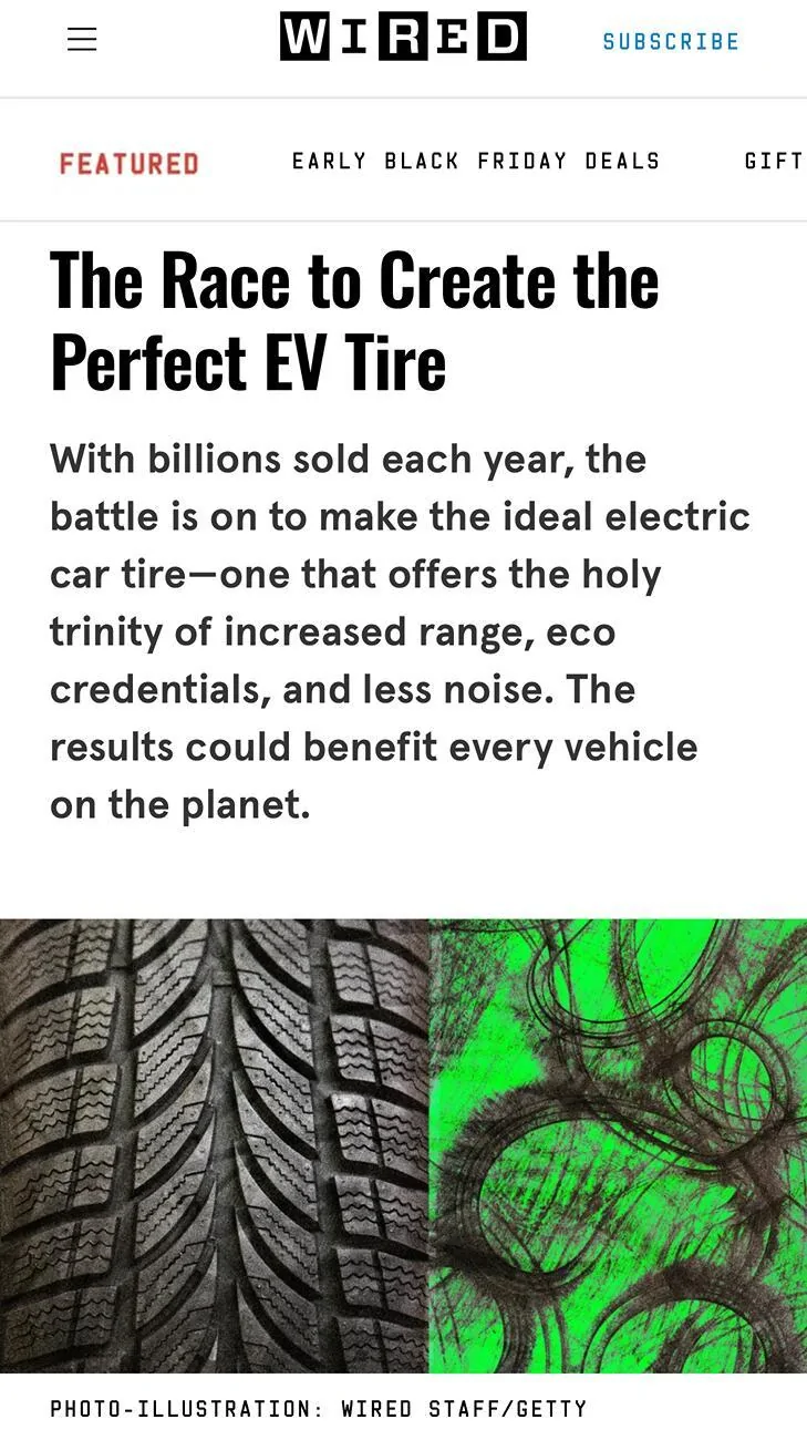 Rivian R1T R1S Article: The Race to Create the Perfect EV Tire 1731777333143-yx