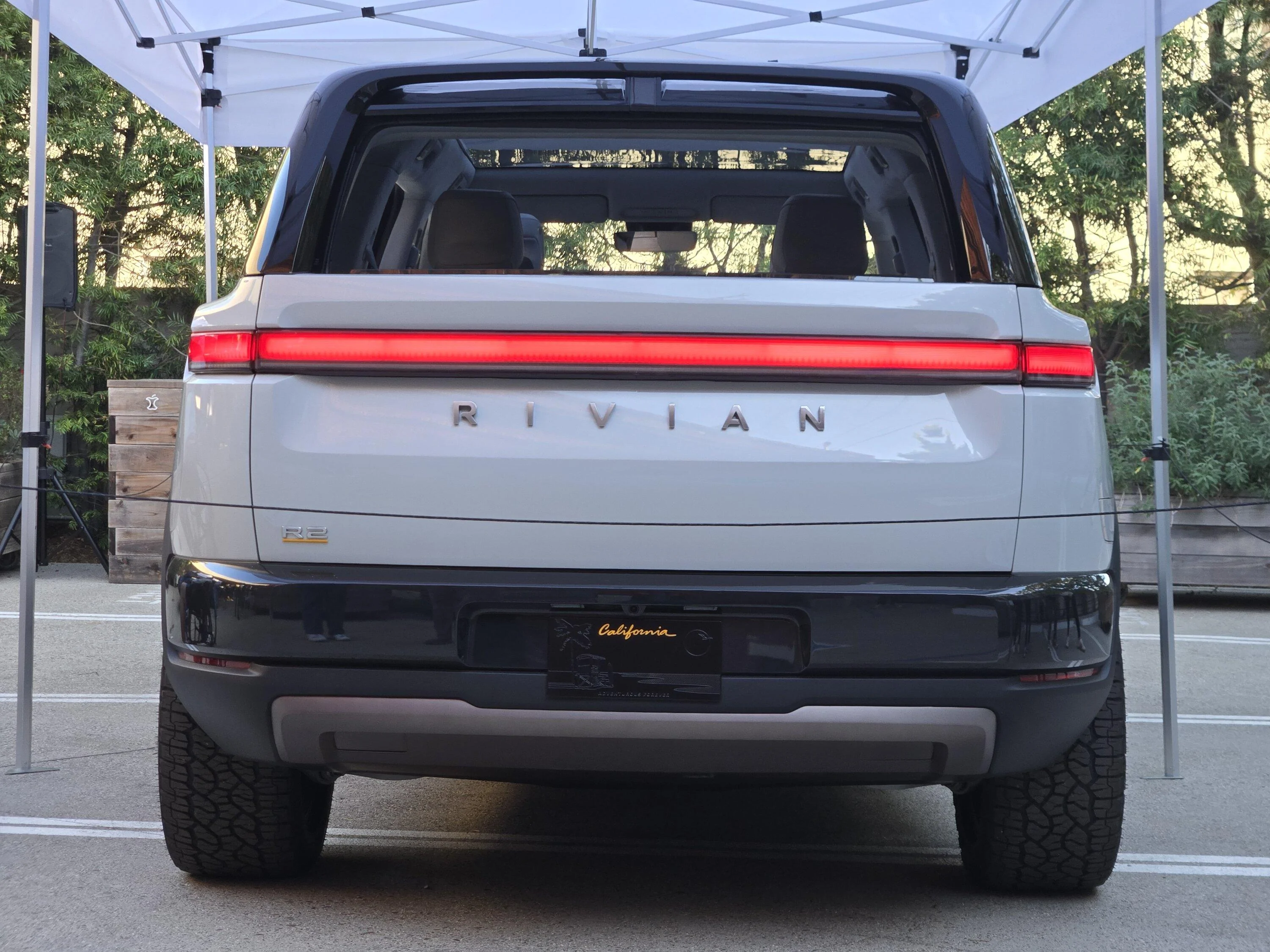 Rivian R1T R1S Rivian R2 and R3X at Rivian Venice / Los Angeles Auto Show! 20241120_150933