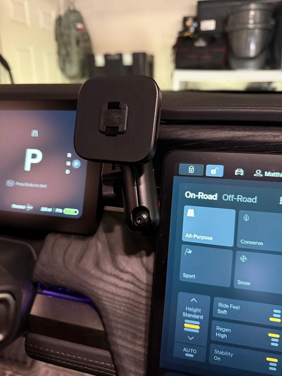 Rivian R1T R1S advice on drivers side phone mount / charger IMG_7759
