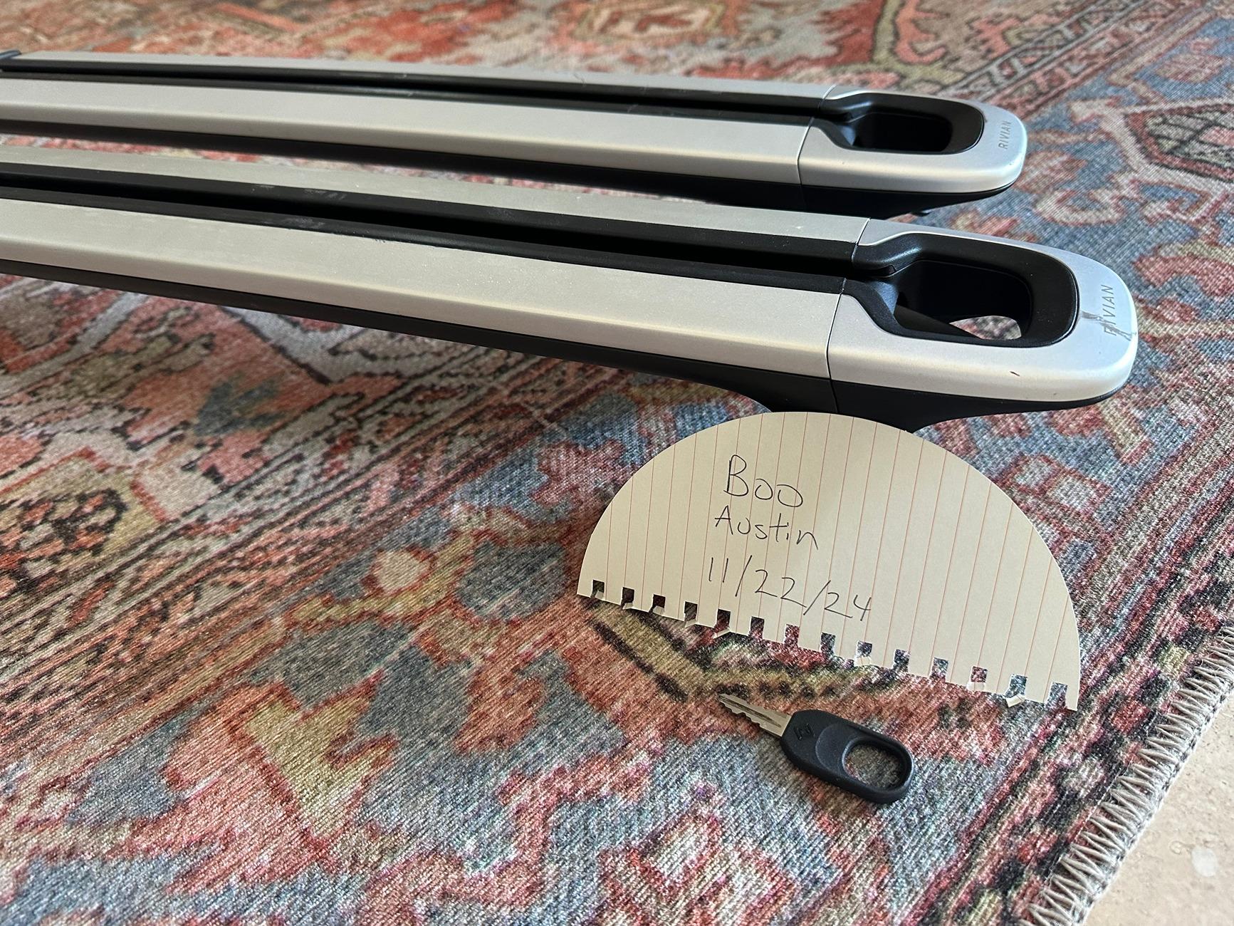 Rivian R1T R1S Selling OEM Crossbars - $400 - Austin IMG_2888