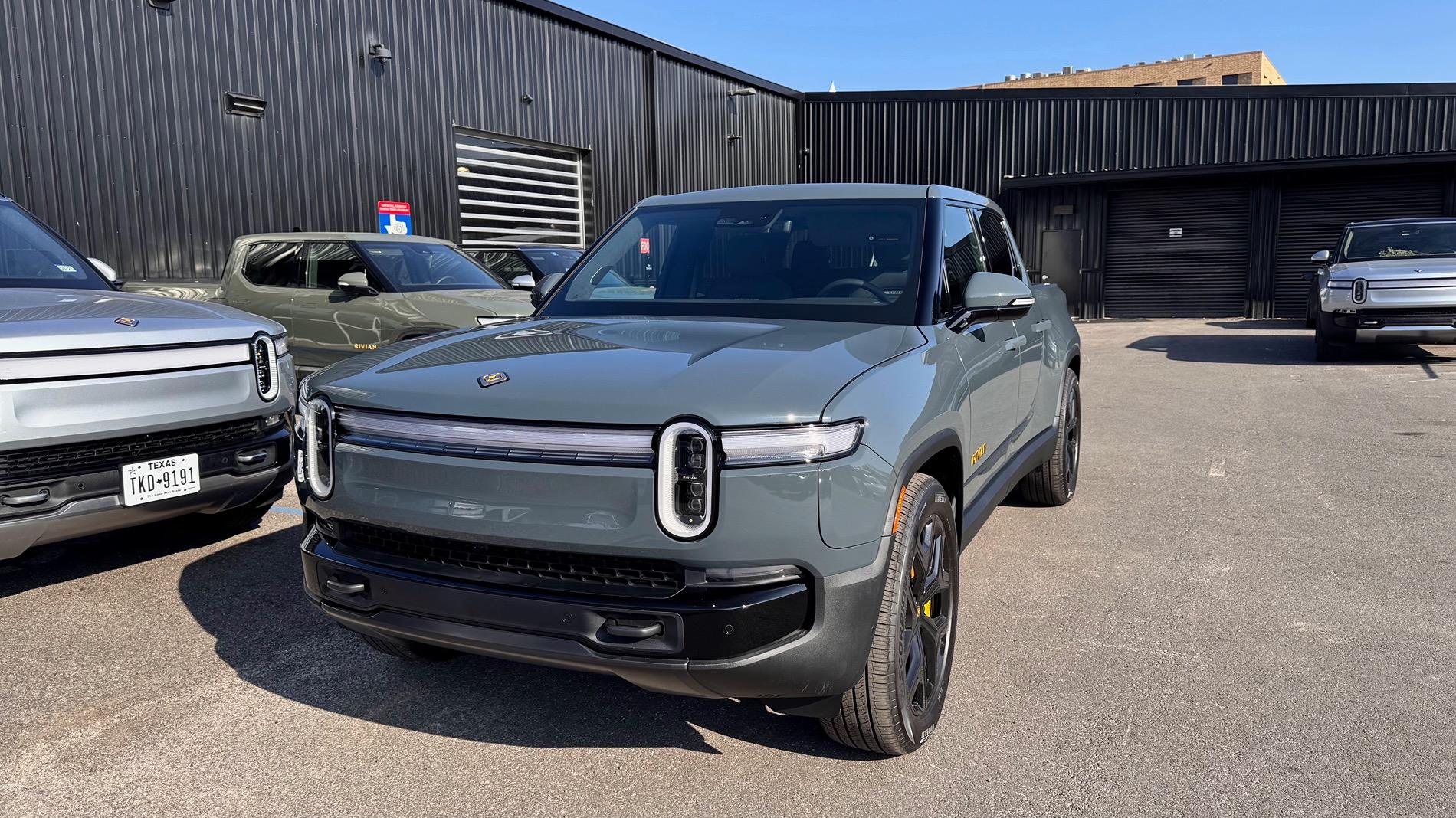 Rivian R1T R1S Storm Blue wrapped in XPEL Stealth PPF -- photos IMG_1085