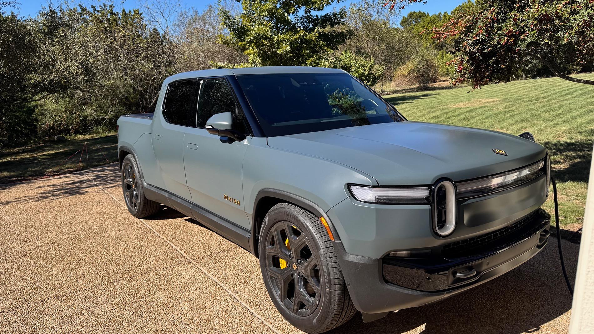 Rivian R1T R1S Storm Blue wrapped in XPEL Stealth PPF -- photos IMG_1184